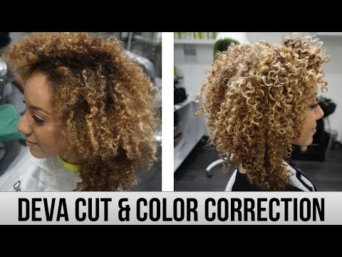 Deva Cut & Color Correction! GOING BLONDE! Curls One...