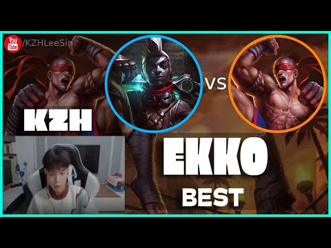 🔴 KZH Ekko vs Lee Sin Jungle (Best Lee Sin) - KZH Ekko Guide