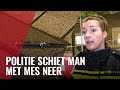 Politie schiet man in been in West