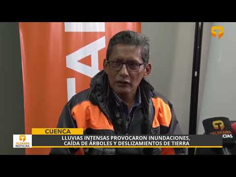 Lluvias intensas provocaron inundaciones, caída de árboles y deslizamientos de tierra