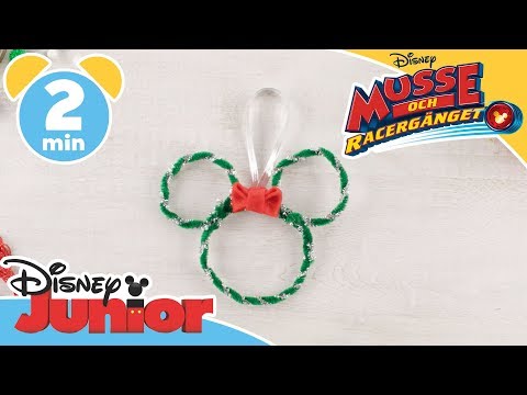 Musse och Racergänget JULPYSSEL | Julgransprydnad 🎄- Disney Junior Sverige