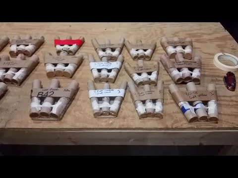 51 Shot Purple Fan Cake Build