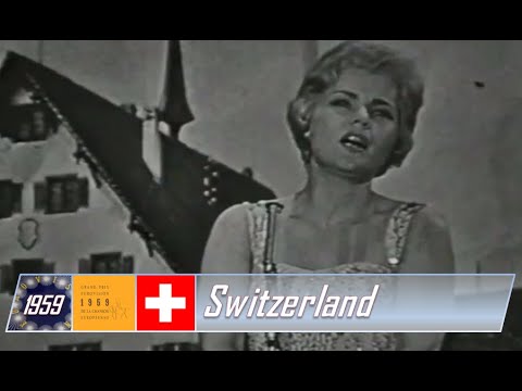 eurovision 1959 Switzerland 🇨🇭 Christa Williams - Irgendwoher