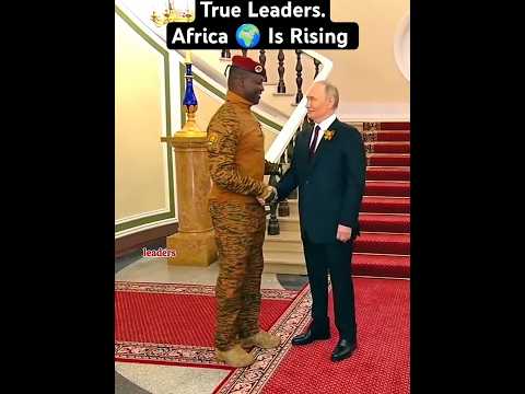 Captain Ibrahim Traoré Meets Putin – Africa’s Bold New Era Begins #burkinafaso #africarising