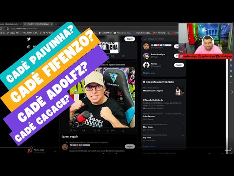 LIGA dos streamers ou PANELA dos streamers? cade CACACE - PAIVINHA   ADOLFZ - FIFENZO