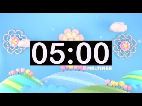 5 Minute Countdown Timer with Music For Kids!