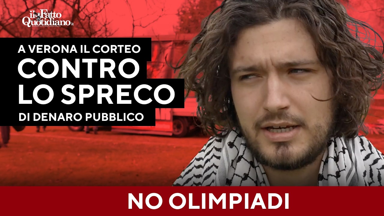 “L’eredità delle Olimpiadi? Debiti per tutti”: il corteo a Verona contro i Giochi costati 7 miliardi