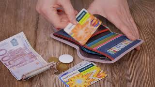 Портмоне з монетницею зовні для стильних жінок шкіряне ST Leather 19456 лілове