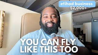 How I Booked a $2000 Business Class Flight For $50 | Etihad Business Class 787-9