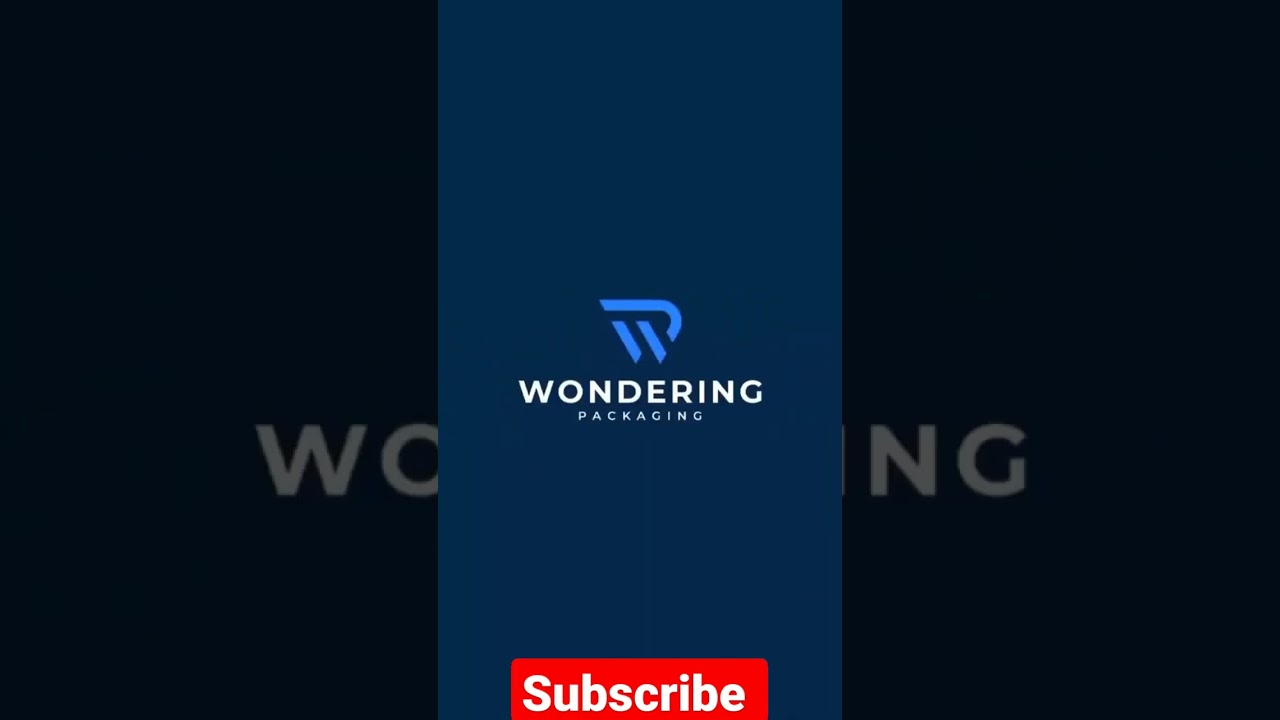 Logo design process with rectangular shapes