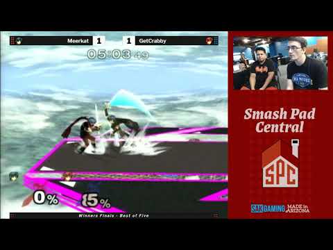 SPC 179 SSBM Winners Finals - Meerkat (Black Marth) vs GetCrabby (Red Marth)