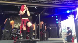 Angel Eyes - New Years Day ft. Chris Motionless LIVE