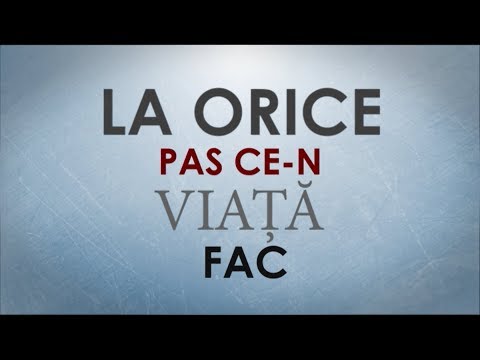 La orice pas - Tudor Oleniuc (Lyric Video)