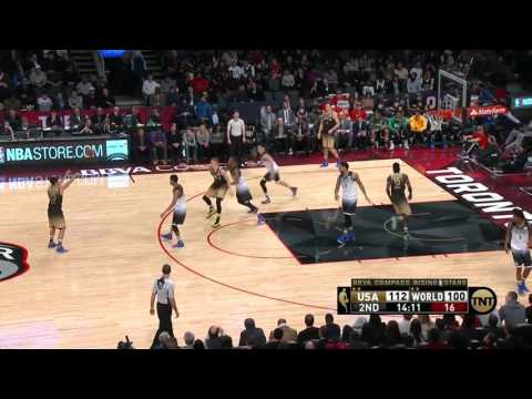 Kristaps Porzingis BBVA Rising Stars 2016 (30Pts)