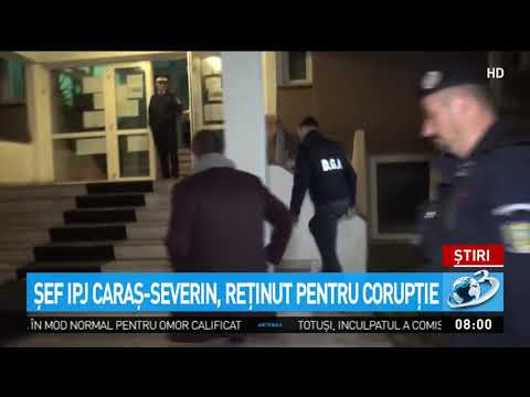 Șef IPJ Caraș-Severin, reținut pentru corupție