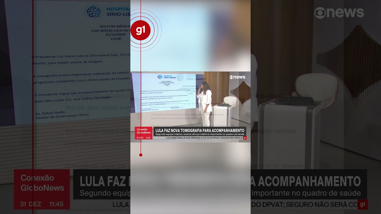 Lula faz novos exames; boletim médico fala em 'ótimo estado'