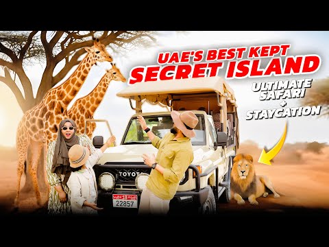 UAE's Hidden Island Adventure 🌴 | Sir Baniyas Safari, Kayaking & Ancient Monastery Remains