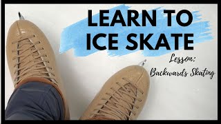 Learn How to Ice Skate: Backwards Skating Lesson 20