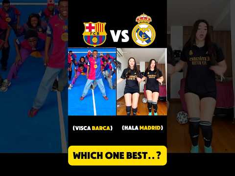 Barcelona VS Real Madrid - Song Battle 🎶🥶