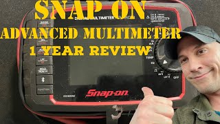 1 year review snap on digital multimeter advanced EEDM596F is it worth it mechanic tools