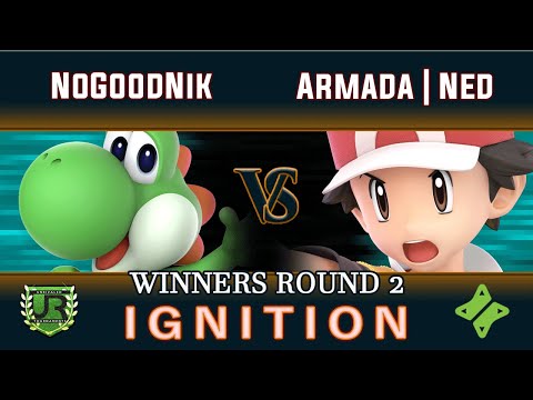 Ignition #183 WINNERS ROUND 2 - NoGoodNik (Yoshi, Mewtwo) vs Armada | Ned (Pokemon Trainer, Chrom)