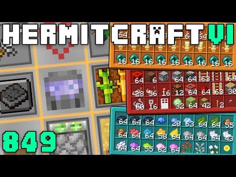 Hermitcraft VI 849 Tweaking Vanilla & Getting Organized