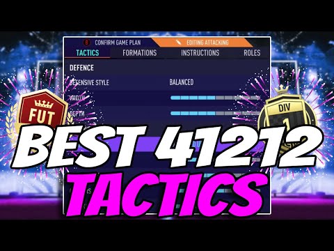 FIFA 21 BEST 30-0 41212 (2) PRO CUSTOM TACTICS FIFA ULTIMATE TEAM 1ST IN WORLD | HOW TO USE 41212(2)