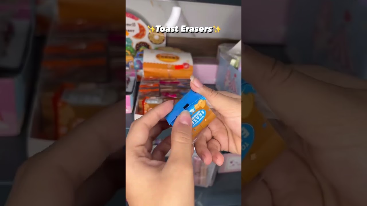 Toast eraser #toast #eraser #unique #bread #giftideas #uniqueshorts #trending #viral #stationery #yt