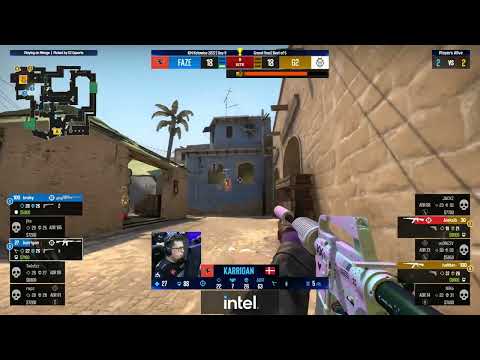 hunter 1x2 clutch against FaZe on mirage