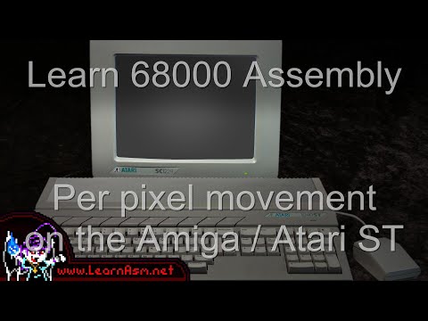 Lesson YQuest9 - Per pixel movement on the Amiga and Atari ST