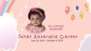 Baby Girl Skylar Alexandria Ganpot - Tribute Video