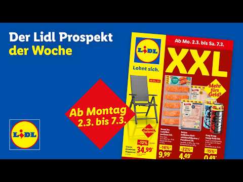 Der Lidl Prospekt der Woche | Angebote von Montag, 02.3. bis Samstag, 07.3.