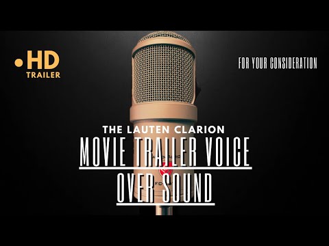 Lauten Clarion Sounds Incredible as a Trailer and Promo VO Microphone.