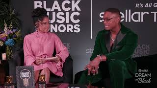7th Annual Black Music Honors 2022 Social Media Lounge Avery Wilson