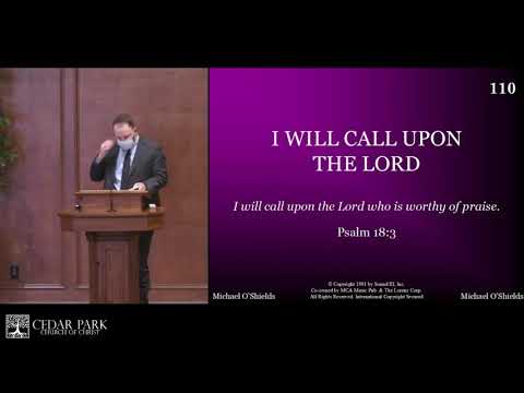20201206AM Cedar Park church of Christ - Paul White - The God Of The Open Door