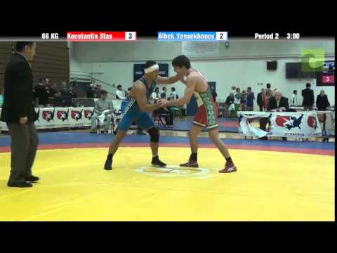 66 KG CSF - Konstantin Stas (Bulgaria) vs. Aibek Yensekhanov (Kazakhstan)