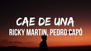 Ricky Martin &amp; Pedro Capó – Cae de Una (Letra / Lyrics) En algún bar tú bailas sin mí