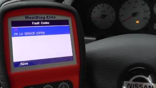 Nissan ABS Light Diagnose & Reset Turn Off Autel MD701