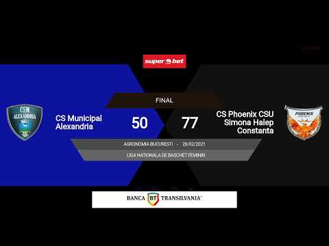 LNBF 2020-2021: CSM Alexandria - Phoenix CSU Simona Halep Constanta
