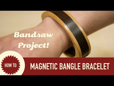 How to Make a Magnetic Bangle Bracelet | Woodworking Project Video