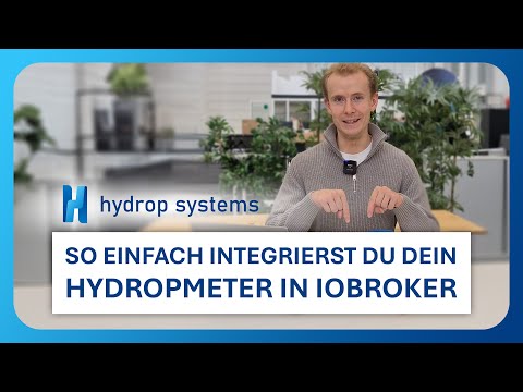 So integrierst du das hydropmeter in ioBroker!