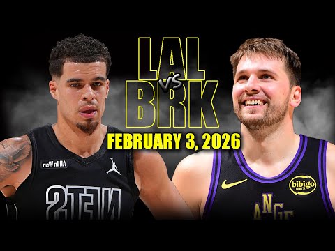 Los Angeles Lakers vs Brooklyn Nets Full Game Highlights – February 3, 2026 | NBA Season