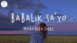 Download lagu Moira Dela Torre - Babalik Sa'yo (Lyric Video) mp3