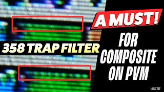 FIX Your PVM Composite for Retro Gaming! (358 Trap Filter Explained)