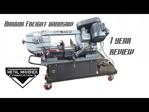Harbor freight metal bandsaw 1 year honest review
