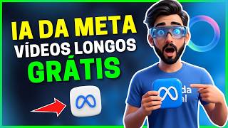 🤯 META AI LIBEROU! Crie Vídeos LONGOS GRÁTIS e ILIMITADO (SEM MARCA D'ÁGUA!)