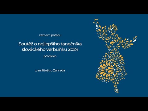 MFF "Strážnice 2024" - Soutěž o nejlepšího tanečníka slováckého verbuňku - předkolo