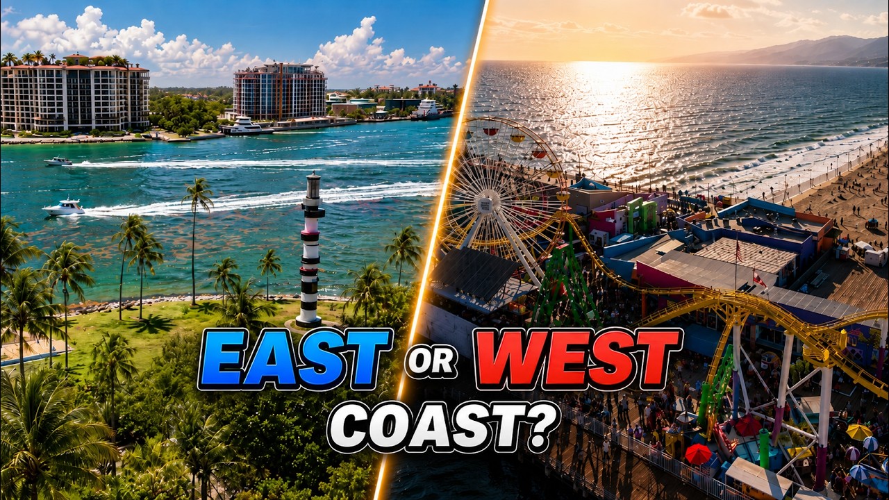 One trip, 2 coasts, different vibes thumbnail