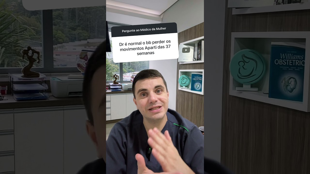 É normal o bebê parar de mexer após 37 semanas? #drdiegoresponde