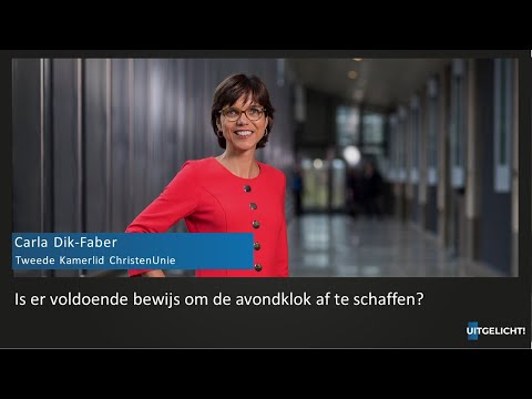 Uitgelicht! Vrijdag 19 februari 2021 - Carla Dik-Faber (ChristenUnie) over